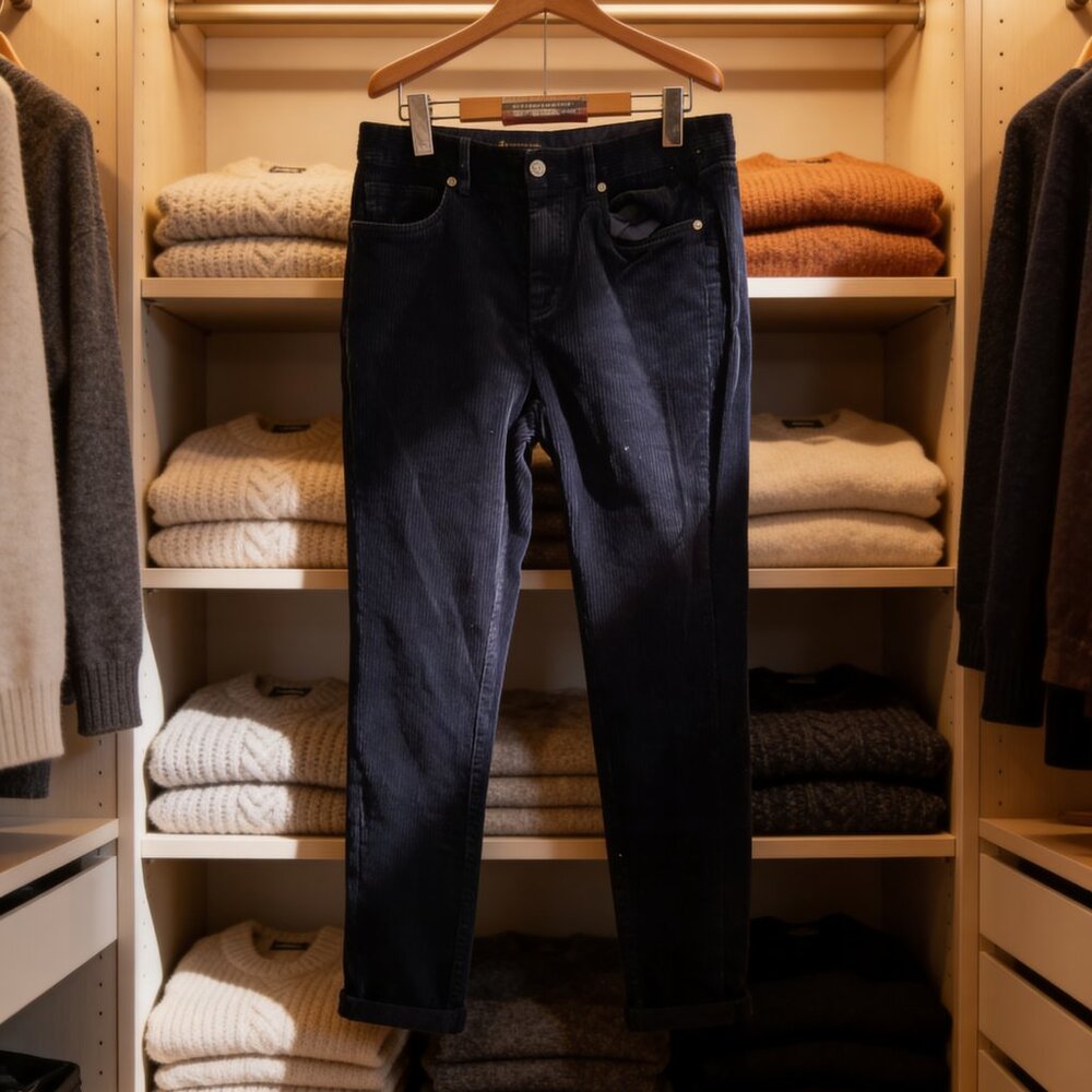 Brooks Brothers Fine Navy Straight Leg Cords